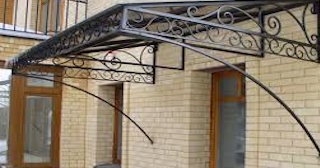 Кованные навесы к дому в Санкт-Петербурге по доступной цене | ПК МЕТАЛИСТА от 2107 рублей